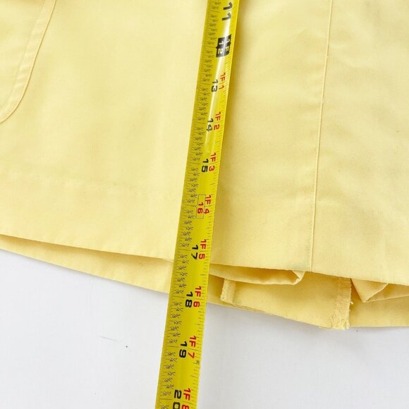 Izod Ladies Yellow Skort With Tie Waist & Pocket Design Size 4 Golf Tennis Skirt - Picture 4 of 10